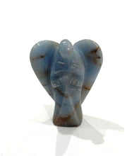 Load image into Gallery viewer, Angelite Crystal Stone Carved Angel Figure Natural Reiki Healing Energy Charged