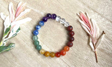Load image into Gallery viewer, Chakra Beaded Crystal Bracelet