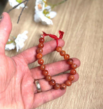 Load image into Gallery viewer, Carnelian Crystal Bracelet Extendable