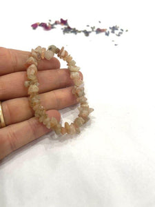 Natural Sunstone 'Uplifting' Crystal Healing Gemstone Bracelet