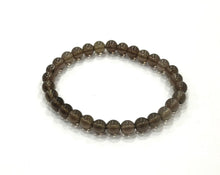 Load image into Gallery viewer, Smoky Quartz Crystal Beaded Bracelet