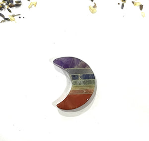 Chakra Crystal Bonded Moon Stone 4cm Natural & Gift Wrapped