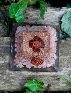 Sunstone Crystal Large Orgone Pyramid