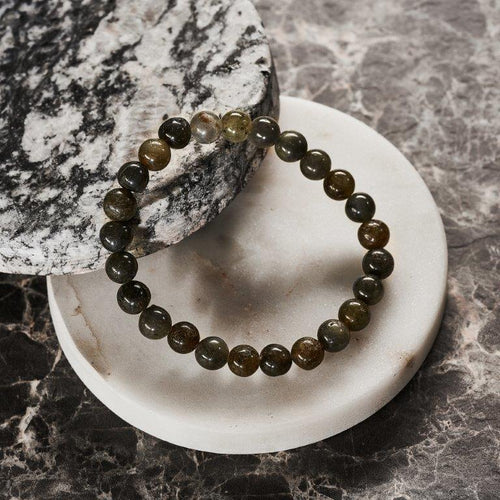 Labradorite Beads Natural Crystal Stone Beaded Bracelet