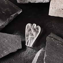 Load image into Gallery viewer, Clear Quartz Hand Carved &#39;Master Healer&#39; Crystal Stone Angel