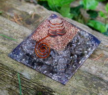 Load image into Gallery viewer, Smoky Quartz Orgone Large Crystal Pyramid