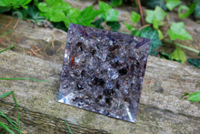 Load image into Gallery viewer, Smoky Quartz Orgone Large Crystal Pyramid
