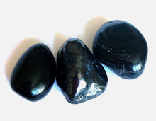 Load image into Gallery viewer, Shungite, Black Tourmaline &amp; Black Obsidian Protection Crystal Tumble Stone Set