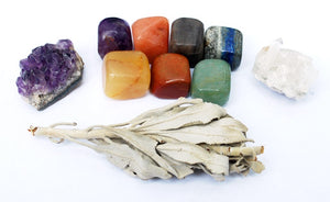 Chakra Crystal Healing Starter Gift Set (Inc Guide To The Chakras Leaflet)