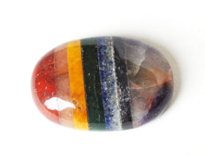 Chakra Crystal Palm Worry Stone Gift Wrapped - Krystal Gifts UK