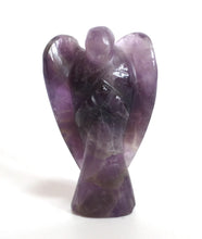 Load image into Gallery viewer, Amethyst Hand Carved Crystal Angel - Krystal Gifts UK