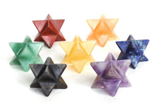 Load image into Gallery viewer, Merkaba Star Chakra Set Of 7 Healing Stones - Krystal Gifts UK