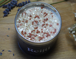 Clear Quartz 'Scrumptious Mocha' Luxury Crystal Candle Fragranced with Rich Coffee Beans, Whipped Cream and Chocolate Curls