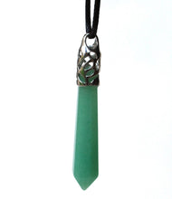 Load image into Gallery viewer, Green Aventurine Crystal Stone Pendant Necklace Gift - Krystal Gifts UK