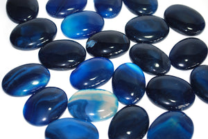 Blue Onyx Crystal Palm Stone - Krystal Gifts UK