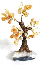 Load image into Gallery viewer, Citrine And Clear Quartz Crystal Stone Gemstone Tree Unique Piece