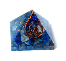 Load image into Gallery viewer, Lapis Lazuli Crystal Small Orgone Pyramid