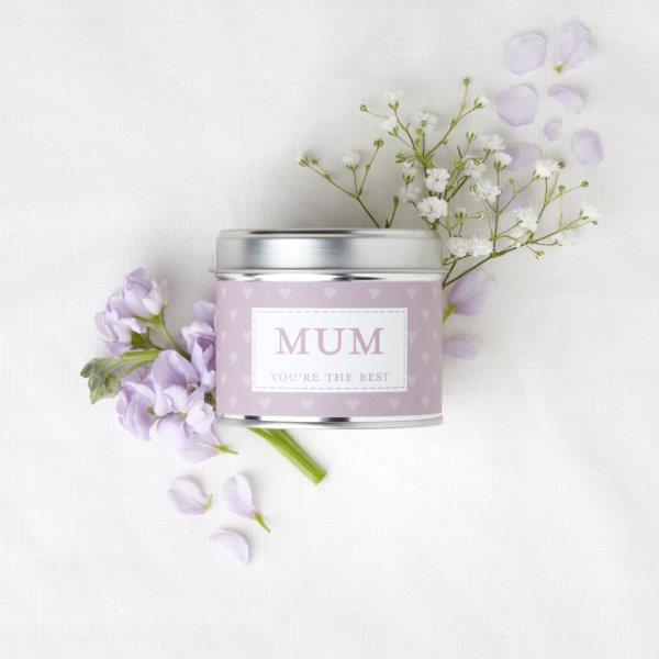 'Mum' Fragranced Vegan Candle (GMO & Palm Oil Free) Mothers Day Gift