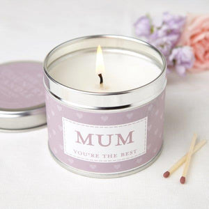 'Mum' Fragranced Vegan Candle (GMO & Palm Oil Free) Mothers Day Gift