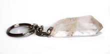 Load image into Gallery viewer, Clear Quartz Crystal Stone Keyring