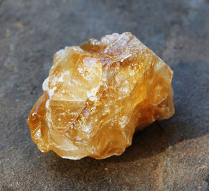 Yellow Calcite Raw Crystal Piece