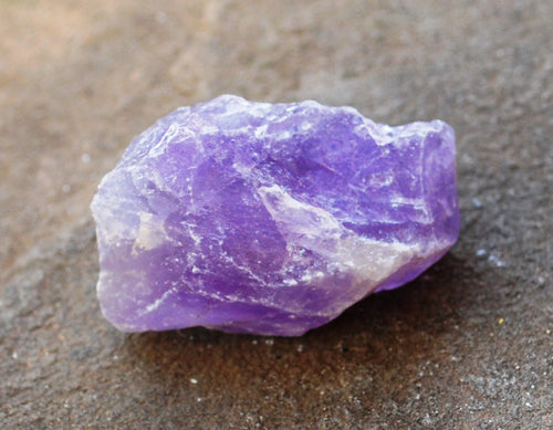 Amethyst Raw Natural Crystal Stone Chunk Piece - Reiki Charged