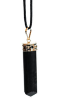 Load image into Gallery viewer, Black Tourmaline Crystal Stone Pendant