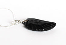 Load image into Gallery viewer, Black Obsidian Crystal Angel Wing Pendant