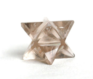 Smoky Quartz Crystal Merkaba Star