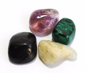 "Crystals to Boost the Immune System" Crystal Tumble Stone Set (Gift Wrapped)