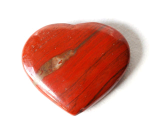 Red Jasper Crystal Heart