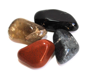 Base / Root Chakra Crystal Tumble Stone Healing Set (Beautifully Gift Wrapped)