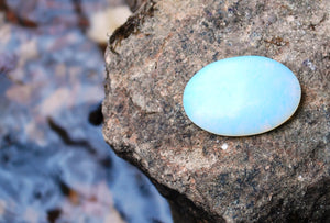 Opalite Crystal Palm Stone Cabochon