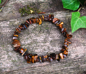 Tigers Eye Chip Bracelet