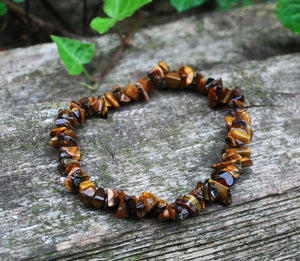 Tigers Eye Chip Bracelet