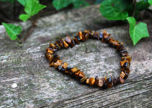 Tigers Eye Chip Bracelet