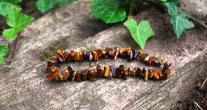 Tigers Eye Chip Bracelet