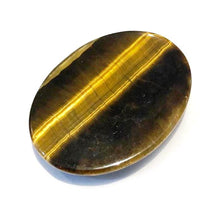 Load image into Gallery viewer, Tigers Eye Crystal Stone Cabochon Palm Stone