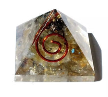 Load image into Gallery viewer, Labradorite Crystal Small Orgone Pyramid